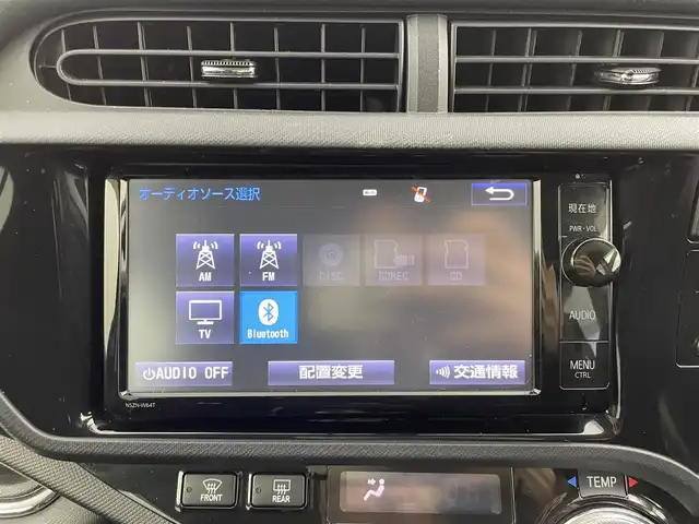 トヨタ アクア G G’s 群馬県 2015(平27)年 6.2万km ブラックマイカ 前席シートヒーター/サイドエアバッグ&カーテンエアバッグ/＝＝＝＝＝＝＝＝/純正ナビ(NSZN-W64T)/・AM/FM/CD/DVD/BT/フルセグ/バックカメラ/クルーズコントロール/ステアリングスイッチ/LEDヘッドライト/オートライト/スマートキー/プッシュスタート/G’s専用17インチアルミホイール/純正ビルトインETC