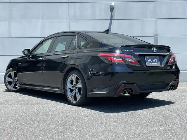 トヨタ クラウン ハイブリッド RS アドバンス 千葉県 2019(令1)年 3.8万km ブラックオパールマイカ ワンオーナー/衝突軽減ブレーキ/全方位カメラ/フルセグＴＶ/レーダークルーズコントロール/ハーフレザーシート/シートヒーター/純正１８インチアルミホイール/ＬＥＤヘッドライト/オートライト