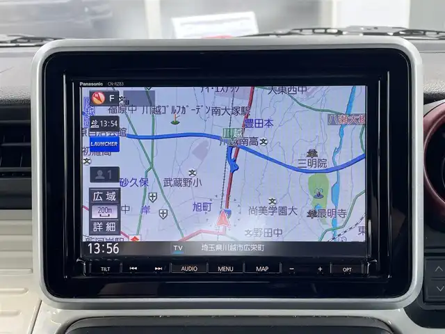 スズキ スペーシア HYBRID X 埼玉県 2018(平30)年 8.3万km ピュアホワイトパール/ブラック2トーン (株)IDOMが運営する【じしゃロン川越店】の自社ローン専用車両になります。/こちらは現金またはオートローンご利用時の価格です。/自社ローンご希望の方は別途その旨お申付け下さい/純正SＤナビ　/全方位カメラ　/フルセグＴＶ　/両側パワースライドドア　/ＥＴＣ　/オートライト　/ルーフレール　/ＬＥＤヘッドライト　/オートライト　/コーナーセンサー　/プッシュスタート　/スマートキー /シートヒーター