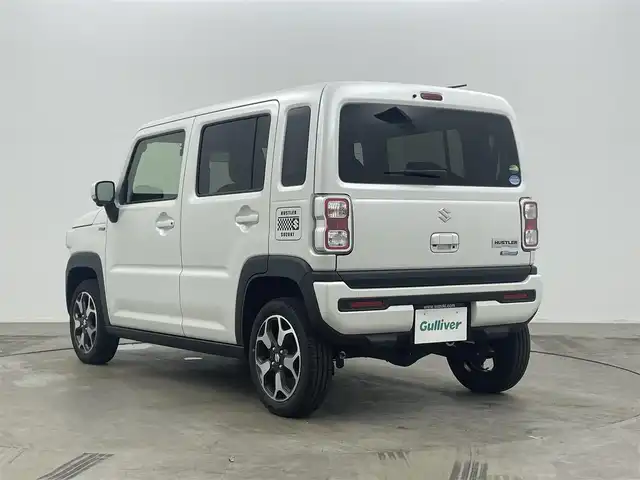 スズキ ハスラー HYBRID X 岡山県 2020(令2)年 6.3万km ピュアホワイトP ワンオーナー/純正9インチナビ/【Bluetooth/フルセグTV/USB/iPod】/TVキャンセラー/4WD/スズキセーフティーサポート/・デュアルセンサーブレーキサポート/・車線逸脱警報機能/・誤発進抑制機能/・ふらつき警報機能/・先行車発進お知らせ機能/・後退時ブレーキサポート/・後方誤発進抑制機能/全方位モニター/前席シートヒーター/社外ドライブレコーダー（後）/ビルトインＥＴＣ/ＬＥＤヘッドライト＆LEDフォグランプ/ISOFIX/ステアリングスイッチ/チルトステアリング/シートリフター/シートバックテーブル/プッシュスタート/スマートキー×2/保証書/取扱説明書
