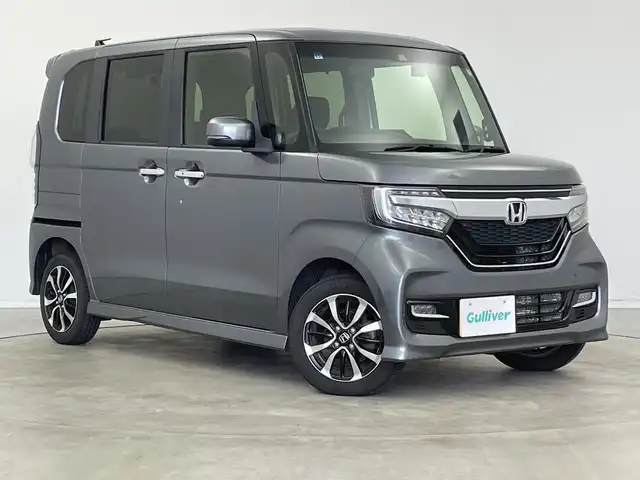ホンダ Ｎ ＢＯＸ カスタム G L ホンダセンシング 道央・札幌 2018(平30)年 7.2万km シャイニンググレーM /4WD//純正メモリナビ：VXM-184VFi/（フルセグTV/Bluetooth/CD/DVD/USB）//レーダークルーズコントロール//衝突被害軽減ブレーキ//レーンキープアシスト//後方コーナーセンサー//前後ドライブレコーダー/片側パワースライドドア//前席シートヒーター//バックモニター//ビルトインETC//LEDヘッドライト//アイドリングストップ//横滑り防止装置//オートライト//ステアリングスイッチ