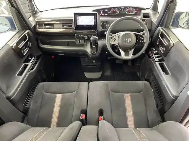ホンダ Ｎ ＢＯＸ カスタム G L ホンダセンシング 道央・札幌 2018(平30)年 7.2万km シャイニンググレーM /4WD//純正メモリナビ：VXM-184VFi/（フルセグTV/Bluetooth/CD/DVD/USB）//レーダークルーズコントロール//衝突被害軽減ブレーキ//レーンキープアシスト//後方コーナーセンサー//前後ドライブレコーダー/片側パワースライドドア//前席シートヒーター//バックモニター//ビルトインETC//LEDヘッドライト//アイドリングストップ//横滑り防止装置//オートライト//ステアリングスイッチ