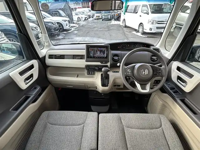 ホンダ Ｎ ＢＯＸ G L ホンダセンシング 岩手県 2020(令2)年 4万km プレミアムアイボリーパールⅡ ４WD/純正ナビ/FM/AM/フルセグ/DVD/CD/Bluetooth/クルーズコントロール/両側パワースライドア/横滑り防止装置/衝突軽減ブレーキ/逸脱防止装置/バックカメラ/プッシュスタート/シートヒーター/LEDライト/AUTOライト/スマートキー/スペアキー/USB端子/ETC/冬タイヤ積載/取扱説明書/保証書