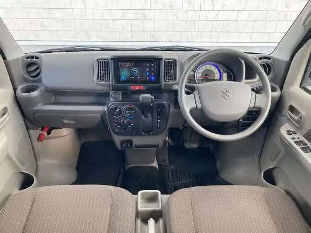 スズキ エブリイ JOINターボ 静岡県 2021(令3)年 5万km クールカーキPM 社外ディスプレイオーディオ(FH-8500DVS)/　AM FM CD DVD Bluetooth USB AppleCarPlay AndroidAuto/ETC/充電用USBポート2個/リモコンキー/純正ラバー製フロアマット/フロントフォグランプ/両側スライドドア/マニュアルエアコン/スペアキー有/デュアルカメラブレーキサポート/リアクリアランスソナー/4WDターボ