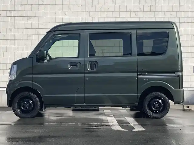 スズキ エブリイ JOINターボ 静岡県 2021(令3)年 5万km クールカーキPM 社外ディスプレイオーディオ(FH-8500DVS)/　AM FM CD DVD Bluetooth USB AppleCarPlay AndroidAuto/ETC/充電用USBポート2個/リモコンキー/純正ラバー製フロアマット/フロントフォグランプ/両側スライドドア/マニュアルエアコン/スペアキー有/デュアルカメラブレーキサポート/リアクリアランスソナー/4WDターボ