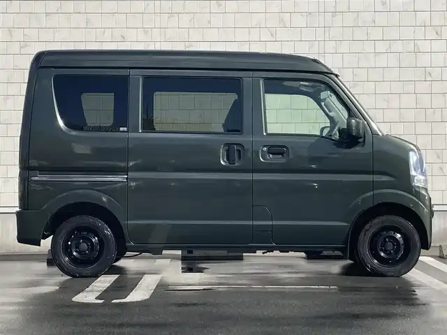 スズキ エブリイ JOINターボ 静岡県 2021(令3)年 5万km クールカーキPM 社外ディスプレイオーディオ(FH-8500DVS)/　AM FM CD DVD Bluetooth USB AppleCarPlay AndroidAuto/ETC/充電用USBポート2個/リモコンキー/純正ラバー製フロアマット/フロントフォグランプ/両側スライドドア/マニュアルエアコン/スペアキー有/デュアルカメラブレーキサポート/リアクリアランスソナー/4WDターボ