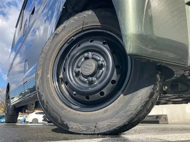 スズキ エブリイ JOINターボ 静岡県 2021(令3)年 5万km クールカーキPM 社外ディスプレイオーディオ(FH-8500DVS)/　AM FM CD DVD Bluetooth USB AppleCarPlay AndroidAuto/ETC/充電用USBポート2個/リモコンキー/純正ラバー製フロアマット/フロントフォグランプ/両側スライドドア/マニュアルエアコン/スペアキー有/デュアルカメラブレーキサポート/リアクリアランスソナー/4WDターボ