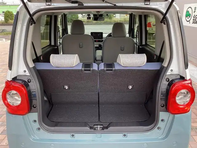 ダイハツ ムーヴ キャンバス ストライプス G 三重県 2023(令5)年 0.7万km シャイニングホワイトパール/レイクブルーメタリック スマートアシスト/カロッツエリアディスプレイオーディオ/Bluetooth/バックカメラ/予約機能付き両側パワースライドドア/シートヒーター/LEDヘッドライト/LEDフォグライト/スマートキー/プッシュスタート/ドライブレコーダー