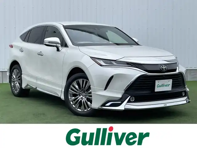 トヨタ ハリアー Z レザーパッケージ 香川県 2021(令3)年 4.7万km ホワイトパールクリスタルシャイン 登録時走行距離46515ｋｍ/JBLプレミアムサウンドシステム/純正12.3インチディスプレイオーディオ/フルセグＴＶ/パノラミックビューモニター/電動パーキングブレーキ/前席シートヒーター/ステアリングヒーター/パワーバックドア/置くだけ充電/レーダークルーズコントロール/デジタルインナーミラー/Ｄ（メモリ付き）／Ｎ席パワーシート/ＵＳＢポート/純正19インチアルミホイール/ＥＴＣ2.0/ドライブレコーダー/ＬＥＤヘッドライト