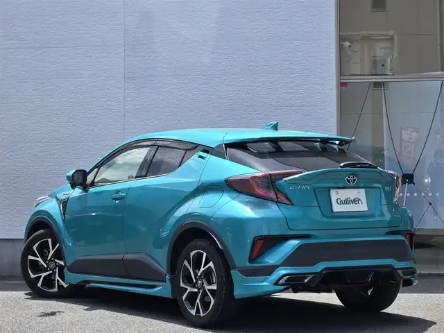 トヨタ Ｃ－ＨＲ G 愛知県 2017(平29)年 7.5万km ラディアントグリーンM /禁煙車/ワンオーナー車//純正メモリナビ（NSZT-Y66T）・フルセグTV/CD・DVD・Bluetooth・SD・AM・FM//モデリスタエアロ（フロント・サイド・リアアンダー）//トヨタセーフティセンスP/プリクラッシュセーフティ（PCS）/レーンディバーチャーアラート（LDA）/オートマチックハイビーム/レーダークルーズコントロール//ブラインドスポットモニター（BSM）//ヒルスタートアシストコントロール（HAC）//車両接近通報装置//トラクションコントロール（TRC）//ステアリングアシステッド・ビークル・スタビリティコントロール（S-VSC）//リアクロストラフィックアラート（RCTA）/バックカメラ//革巻きステアリング//ステアリングスイッチ//LEDヘッドライト・オートライト//ハーフレザーシート//ドライブモードセレクト//電子パーキングブレーキ//ブレーキホールド//フロントフォグランプ//衝突安全ボディ//スペアキー1本//取扱説明書・ナビ説明書//保証書