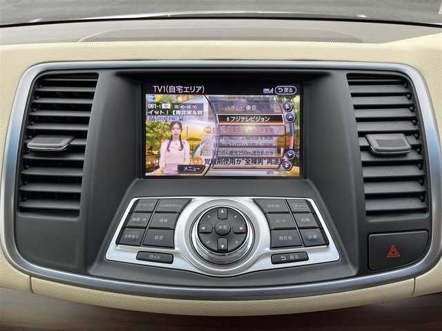 日産 ティアナ 250XV 栃木県 2012(平24)年 11.1万km ホワイトパール 純正メモリナビ/[ワンセグ/AM/FM/CD/DVD/BT/AUX]/バックカメラ/ETC/前席パワーシート/D席メモリーシート/前席シートヒーター/前席エアシート/N席オットマン/コーナーセンサー/本革レザーシート(ベージュ)/RAYS19インチアルミ/ダウンサス/平面ハーフミラータイプGPSレーダー探知機/オートライト/HIDヘッドライト/フォグランプ/ステアスイッチ/プッシュスタート/純正マット/電格ミラー/保証書/取扱説明書