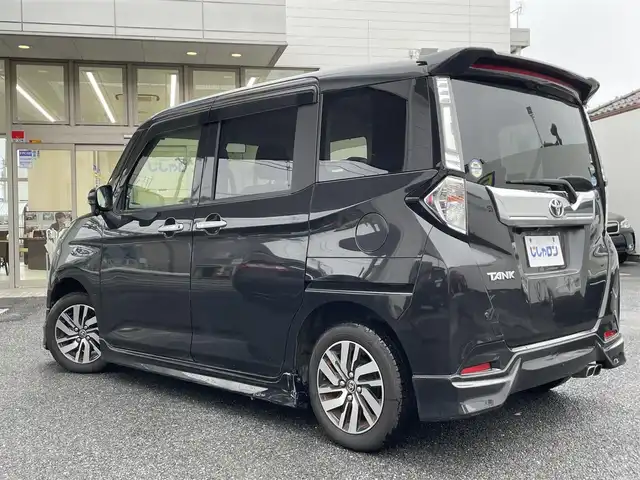 トヨタ タンク カスタムG S 埼玉県 2017(平29)年 7.2万km ブラックマイカメタリック (株)IDOMが運営する【じしゃロン鳩ヶ谷店】の自社ローン専用車両になりますこちらは現金またはオートローンご利用時の価格です。自社ローンご希望の方は別途その旨お申付け下さい/モデリスタエアロ　/両側パワースライドドア /純正9型ナビ /Bluetooth接続　/SD/CD/DVD再生　/フルセグTV ETC　/クルーズコントロール　/シートヒーター　/LEDヘッドライト