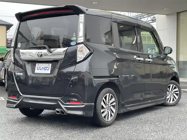 トヨタ タンク カスタムG S 埼玉県 2017(平29)年 7.2万km ブラックマイカメタリック (株)IDOMが運営する【じしゃロン鳩ヶ谷店】の自社ローン専用車両になりますこちらは現金またはオートローンご利用時の価格です。自社ローンご希望の方は別途その旨お申付け下さい/モデリスタエアロ　/両側パワースライドドア /純正9型ナビ /Bluetooth接続　/SD/CD/DVD再生　/フルセグTV ETC　/クルーズコントロール　/シートヒーター　/LEDヘッドライト