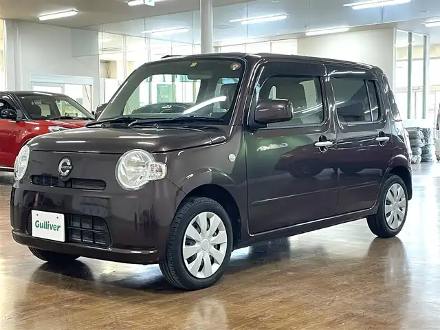 ダイハツ ミラ ココア L 道央・札幌 2018(平30)年 5.8万km プラムブラウンクリスタルマイカ 4WD/社外メモリナビ/・ワンセグTV/CD/DVD/BT/SD/USB/ETC/アイドリングストップ/ヘッドライトレベライザー/リモコンキー/スペアキー/ベンチシート/社外フロアマット/ドアバイザー/電動格納ミラー/社外AW付き冬タイヤ積込/・155/65R14 ’23製 6mm/新車時保証書/取扱説明書