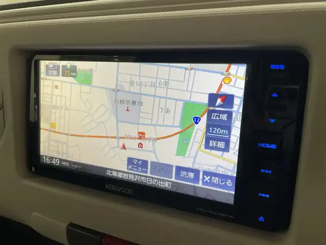 ダイハツ ミラ ココア L 道央・札幌 2018(平30)年 5.8万km プラムブラウンクリスタルマイカ 4WD/社外メモリナビ/・ワンセグTV/CD/DVD/BT/SD/USB/ETC/アイドリングストップ/ヘッドライトレベライザー/リモコンキー/スペアキー/ベンチシート/社外フロアマット/ドアバイザー/電動格納ミラー/社外AW付き冬タイヤ積込/・155/65R14 ’23製 6mm/新車時保証書/取扱説明書
