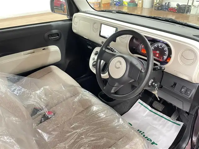 ダイハツ ミラ ココア L 道央・札幌 2018(平30)年 5.8万km プラムブラウンクリスタルマイカ 4WD/社外メモリナビ/・ワンセグTV/CD/DVD/BT/SD/USB/ETC/アイドリングストップ/ヘッドライトレベライザー/リモコンキー/スペアキー/ベンチシート/社外フロアマット/ドアバイザー/電動格納ミラー/社外AW付き冬タイヤ積込/・155/65R14 ’23製 6mm/新車時保証書/取扱説明書