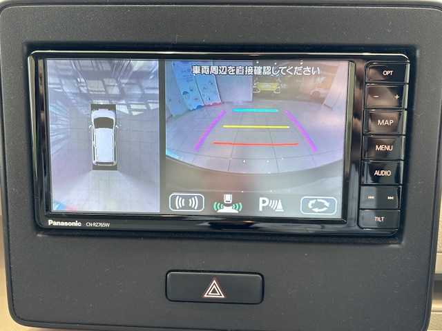 スズキ ワゴンＲ HYBRID FX 埼玉県 2021(令3)年 3.2万km ブルーイッシュブラックパール3 デュアルレーダーブレーキサポート/メモリーナビ/ CD/DVD/BT/フルセグ/全方位カメラ/シートヒーター/オートライト/コーナーセンサー/ヘッドアップディスプレイ/スマートキー×2/禁煙車