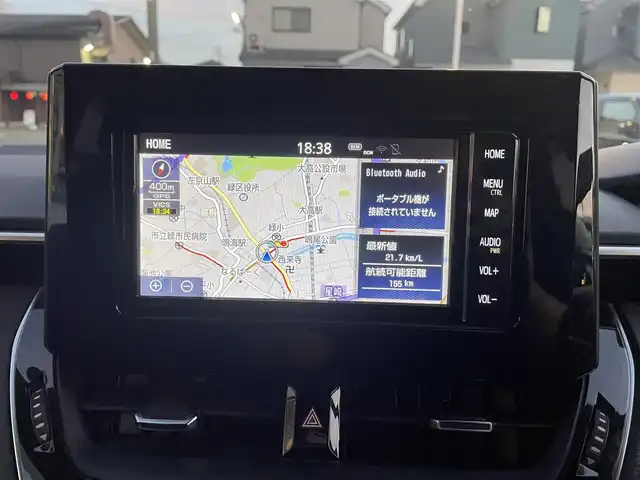 トヨタ カローラ スポーツ ハイブリッドG X 愛知県 2018(平30)年 13.5万km シアンM (株)IDOMが運営する【じしゃロン名古屋鳴海店】の自社ローン専用車両になりますこちらは現金またはオートローンご利用時の価格です。自社ローンご希望の方は別途その旨お申付け下さい/スマートキー/純正ナビ・TV/　（CD/DVD/BT）/バックカメラ/ETC