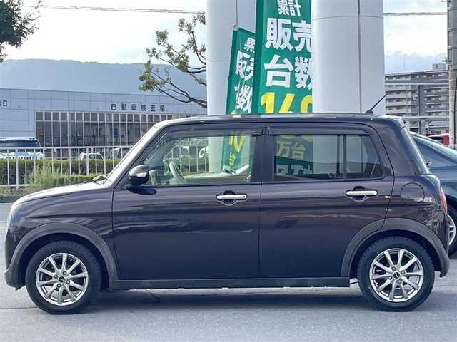 スズキ ラパン X 長野県 2016(平28)年 6.2万km アーバンブラウンパールメタリック 純正ナビ（FM/AM、CD、DVD、BT、IPOD、AUX）/アラウンドビューモニター/フルセグテレビ/社外ETC/盗難防止装置/衝突軽減システム/運転席シートヒーター/ダブルエアバック/アイドリングストップ/純正フロアマット/キセノンオートヘッドライト/横滑り防止装置/エンジンスターター/純正サマーAW積み込み/保証書、取扱説明書/ベンチシート/スマートキー