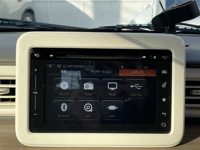 スズキ ラパン X 長野県 2016(平28)年 6.2万km アーバンブラウンパールメタリック 純正ナビ（FM/AM、CD、DVD、BT、IPOD、AUX）/アラウンドビューモニター/フルセグテレビ/社外ETC/盗難防止装置/衝突軽減システム/運転席シートヒーター/ダブルエアバック/アイドリングストップ/純正フロアマット/キセノンオートヘッドライト/横滑り防止装置/エンジンスターター/純正サマーAW積み込み/保証書、取扱説明書/ベンチシート/スマートキー
