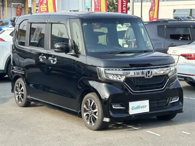 ホンダ Ｎ ＢＯＸ カスタム G L ホンダセンシング 群馬県 2020(令2)年 1.5万km クリスタルブラックパール ワンオーナー/純正8インチSDナビ/CD・DVD・・SD・USB/Bluetooth・Apple CarPlay/両側パワースライドドア/バックカメラ/純正前後ドライブレコーダー/純正ビルトインETC/HONDA SENSING/・アダプティブクルーズコントロール/・衝突軽減ブレーキ/・車線維持支援システム/・誤発進抑制機能/・先行車発進お知らせ機能/・オートハイビーム/・標識認識機能/前席シートヒーター/横滑り防止装置/アイドリングストップ/取説・保証書/スペアキー