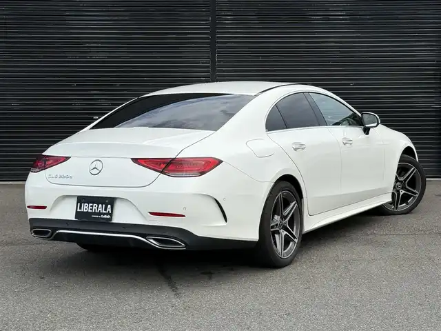 メルセデス・ベンツ ＣＬＳ２２０ｄ スポーツ エクスクルーシブPKG 静岡県 2018(平30)年 5.1万km ダイヤモンドホワイト サンルーフ/レザーシート/HUD/BSM/ブルメスタ/電動リアゲート/純正ナビ/(BT/CarPlay/フルセグ)/360°カメラ/ACC/LKA/パーキングアシスト/メモリー付パワーシート/シートヒーター/シートエアコン/スマートキー/ETC/ドライブレコーダー/純正フロアマット/純正19インチアルミホイール