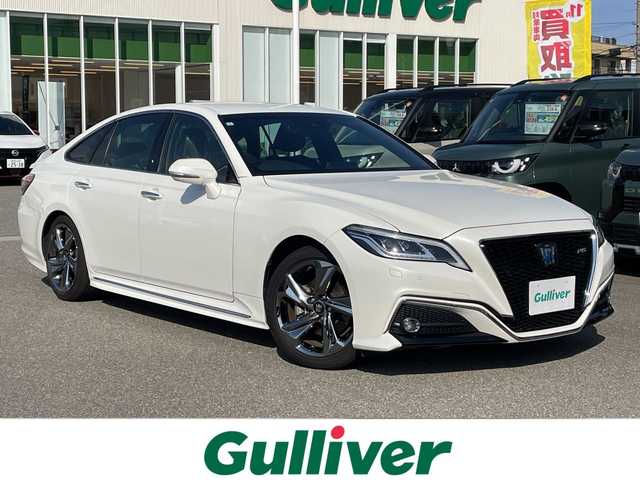 トヨタ クラウン ハイブリッド RS アドバンス 石川県 2020(令2)年 7.6万km ホワイトパールクリスタルシャイン 純正ナビ　フルセグＴＶ　バックカメラ　ＬＥＤヘッドライト　革シート　スマートキー　トヨタセーフティセンス　レーダークルーズ　ドラレコ　ＥＴＣ　純正アルミ　スタッドレス＆ＡＷ積み込み