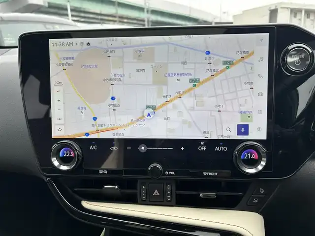 レクサス ＮＸ 350h バージョンL 愛知県 2023(令5)年 2.2万km ソニッククォーツ ＡＷＤ　/14インチディスプレイオーディオ（コネクテッドナビ対応）/パノラマルーフ（IR・UVカット機能付/チルト＆アウタースライド式）/電子インナーミラー（前後方ドラレコ搭載）　/ＤＴＶ　/ＢＴ　/本革シート/純正フロアマット　/“マークレビンソン”プレミアムサラウンドサウンドシステム/レーダークルーズコントロール　/ヘッドアップディスプレイ/TFT液晶式メーター/カラーヘッドアップディスプレイ（連動ステアリングスイッチ付）/Lexus Safety System ＋/レーンディパーチャーアラート［LDA］/レーントレーシングアシスト［LTA］/レーンチェンジアシスト［LCA]/ブラインドスポットモニター［BSM］/パノラミックビューモニター（床下透過表示機能付）/全席シートヒーター/235/50R20　純正ホイール/ETC2.0/パワーバックドア