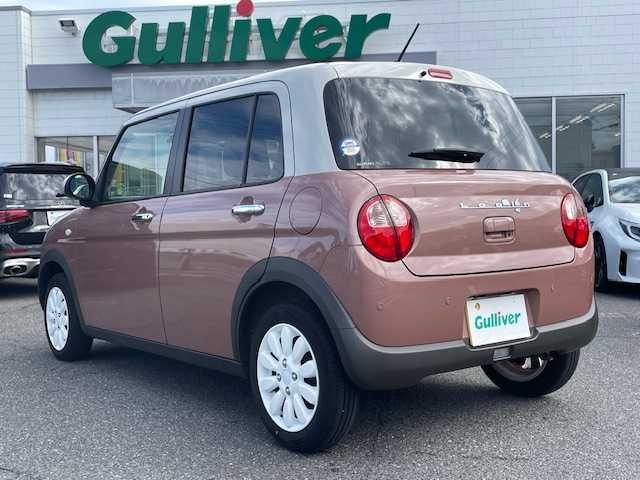 スズキ ラパン X 三重県 2023(令5)年 1万km テラコッタピンクメタリック/ソフトベージュ 2トーン メーカーオプション/・ソフトベージュルーフ/・ソフトベージュドアミラー/セーフティサポート/・デュアルカメラブレーキサポート/・誤発進抑制機能/・車線逸脱警報機能/・ふらつき警報機能/・先行車発進お知らせ機能/・後退時ブレーキサポート/・標識認識機能/・リアパーキングセンサー/・ハイビームアシスト/アイドリングストップシステム/エネチャージ/1オーナー/純正ディスプレイオーディオ/【Bluetooth/USB/スマホ連携】/バックカメラ/前後ドライブレコーダー/D/N席シートヒーター/オートライト/LEDヘッドランプ/155/65R14インチ純正AW/プッシュスタート/スマートキー/スペアキー/純正フロアマット