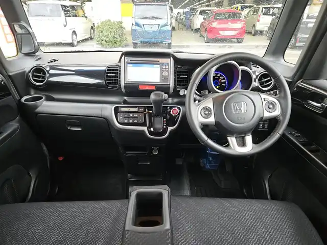 ホンダ Ｎ ＢＯＸ カスタム G ターボパッケージ 宮城県 2013(平25)年 5.3万km クリスタルブラックパール 純正ナビ/ワンセグTV/両側パワースライドドア/バックカメラ/ETC/前後ドライブレコーダー/クルーズコントロール/ターボ/HIDヘッドランプ/革巻きステアリング/ステアリングスイッチ/ベンチシート/2列目チップアップシート/純正15インチアルミホイール/スマートキー/プッシュエンジンスタート/禁煙車