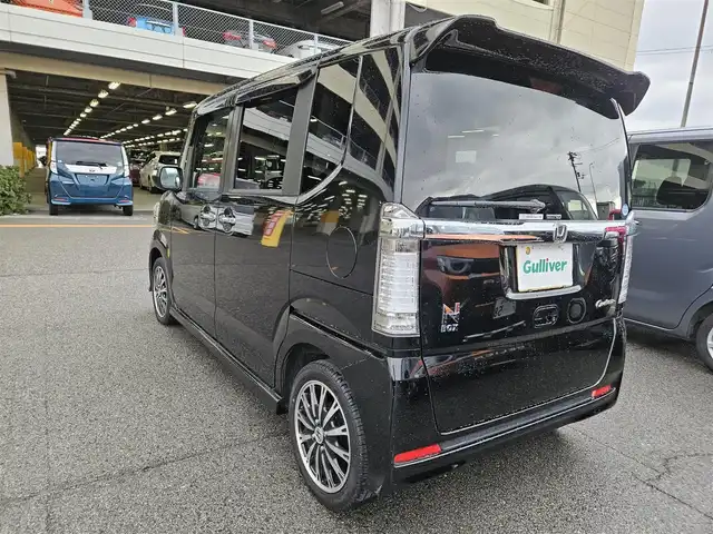 ホンダ Ｎ ＢＯＸ カスタム G ターボパッケージ 宮城県 2013(平25)年 5.3万km クリスタルブラックパール 純正ナビ/ワンセグTV/両側パワースライドドア/バックカメラ/ETC/前後ドライブレコーダー/クルーズコントロール/ターボ/HIDヘッドランプ/革巻きステアリング/ステアリングスイッチ/ベンチシート/2列目チップアップシート/純正15インチアルミホイール/スマートキー/プッシュエンジンスタート/禁煙車