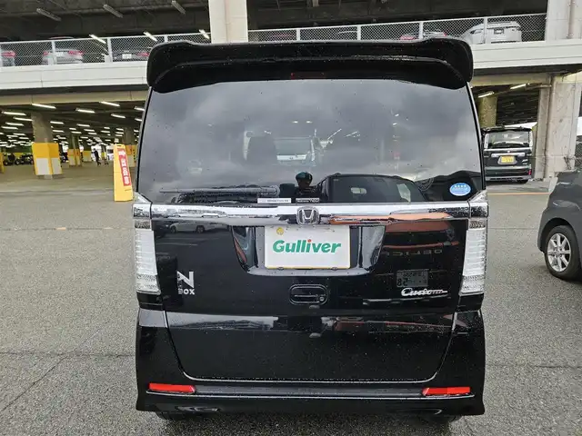 ホンダ Ｎ ＢＯＸ カスタム G ターボパッケージ 宮城県 2013(平25)年 5.3万km クリスタルブラックパール 純正ナビ/ワンセグTV/両側パワースライドドア/バックカメラ/ETC/前後ドライブレコーダー/クルーズコントロール/ターボ/HIDヘッドランプ/革巻きステアリング/ステアリングスイッチ/ベンチシート/2列目チップアップシート/純正15インチアルミホイール/スマートキー/プッシュエンジンスタート/禁煙車