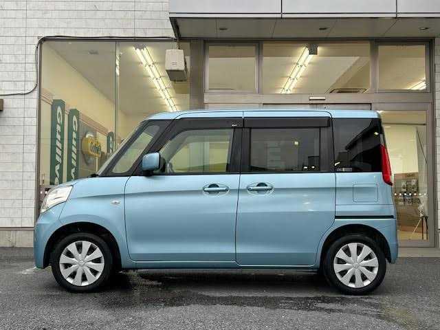 スズキ スペーシア X 埼玉県 2013(平25)年 5万km フィズブルーパールメタリック 社外SDナビ（carrozzeria)/ドライブレコーダー/片側パワースライドドア/アイドリングストップ/取扱説明書/プッシュスタート/スマートキー/スペアキー