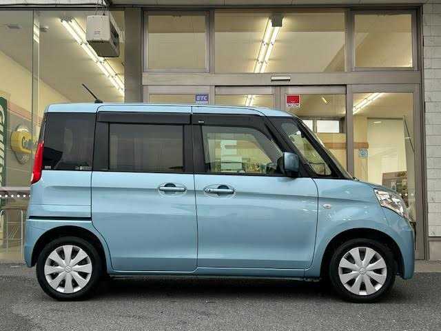 スズキ スペーシア X 埼玉県 2013(平25)年 5万km フィズブルーパールメタリック 社外SDナビ（carrozzeria)/ドライブレコーダー/片側パワースライドドア/アイドリングストップ/取扱説明書/プッシュスタート/スマートキー/スペアキー
