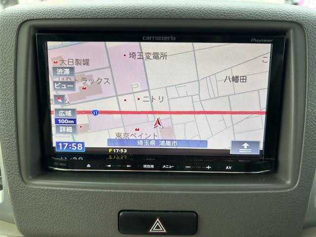 スズキ スペーシア X 埼玉県 2013(平25)年 5万km フィズブルーパールメタリック 社外SDナビ（carrozzeria)/ドライブレコーダー/片側パワースライドドア/アイドリングストップ/取扱説明書/プッシュスタート/スマートキー/スペアキー