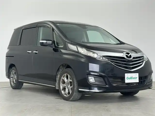 マツダ ビアンテ グランツ スカイアクティブ 愛知県 2017(平29)年 9.6万km ジェットブラックマイカ 純正ナビ　/（フルセグTV／BT／CD／DVD）　/後席モニター　/横滑り防止装置　/前後ドライブレコーダー　/バックカメラ　/3列シート　/純正フロアマット　/純正アルミホイール　/ウォークスルー　/社外ＥＴＣ