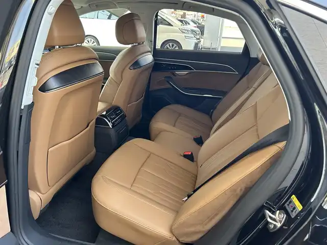 アウディ Ａ８ 60TFSIクワトロ 兵庫県 2019(令1)年 2.3万km 黒 ワンオーナー/純正メーカーナビ/（BT/フルセグTV/USB/）/BANG＆OLUFSENサラウンドシステム/全方位カメラ/全席パワーシート/前席シートヒーター/ベンチレーション/後席シートヒーター/LEDヘッドライト/AUTOライト/レーダークルーズコントロール/パドルシフト/クリアランスソナー/ドライブレコーダー/GPSレーダー/スマートキー/スペアキー/保証書/取扱説明書