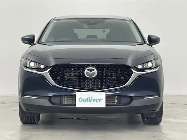 マツダ ＣＸ－３０ 20S プロアクティブツーリングセレ 群馬県 2021(令3)年 2.4万km ディープクリスタルブルーマイカ CD/DVDプレーヤー/地上デジタルTVチューナー（フルセグ）/スーパーUVカットガラス（フロントドア）/IRカットガラス（フロントガラス／フロントドア）/360°セーフティパッケージ/・360°ビュー・モニター/・ドライバー・モニタリング/BOSEサウンドシステム＋12スピーカー/===========＝＝＝＝＝＝/純正10.25インチナビ/AM/FM/CD/DVD/BT/フルセグ/ETC/純正前後ドライブレコーダー/スマートブレーキサポート/前後コーナーセンサー/マツダレーダークルーズコントロール/レーンキープアシスト/車線逸脱警報/ブラインドスポットモニタリング/リアクロストラフィックアラート/ドライバーアテンション/アダプティブLEDヘッドライト/パワーバックドア/D席パワーシート/D+N席シートヒーター/ステアリングヒーター/オートブレーキホールド/スマートキー/プッシュスタート