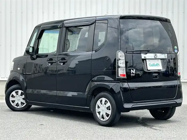 ホンダ Ｎ ＢＯＸ G Lパッケージ 群馬県 2012(平24)年 10.7万km クリスタルブラックパール ワンオーナー/社外SDナビ(Kenwood　MDV-535DT)/片側パワースライドドア/CD・DVD再生/スマート/純正フロアマット/盗難防止/ドアバイザー/プッシュスタート/ワンセグTV