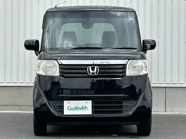 ホンダ Ｎ ＢＯＸ G Lパッケージ 群馬県 2012(平24)年 10.7万km クリスタルブラックパール ワンオーナー/社外SDナビ(Kenwood　MDV-535DT)/片側パワースライドドア/CD・DVD再生/スマート/純正フロアマット/盗難防止/ドアバイザー/プッシュスタート/ワンセグTV