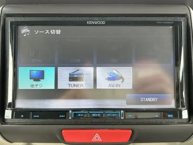ホンダ Ｎ ＢＯＸ G Lパッケージ 群馬県 2012(平24)年 10.7万km クリスタルブラックパール ワンオーナー/社外SDナビ(Kenwood　MDV-535DT)/片側パワースライドドア/CD・DVD再生/スマート/純正フロアマット/盗難防止/ドアバイザー/プッシュスタート/ワンセグTV