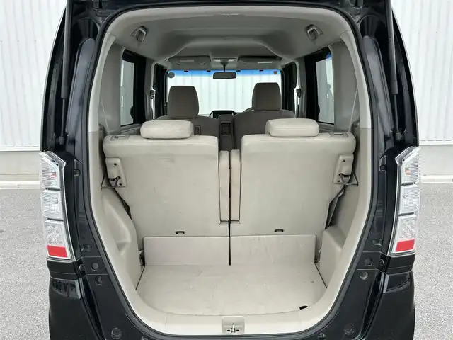 ホンダ Ｎ ＢＯＸ G Lパッケージ 群馬県 2012(平24)年 10.7万km クリスタルブラックパール ワンオーナー/社外SDナビ(Kenwood　MDV-535DT)/片側パワースライドドア/CD・DVD再生/スマート/純正フロアマット/盗難防止/ドアバイザー/プッシュスタート/ワンセグTV