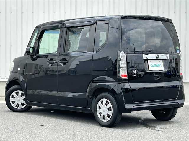 ホンダ Ｎ ＢＯＸ G Lパッケージ 群馬県 2012(平24)年 10.7万km クリスタルブラックパール ワンオーナー/社外SDナビ(Kenwood　MDV-535DT)/片側パワースライドドア/CD・DVD再生/スマート/純正フロアマット/盗難防止/ドアバイザー/プッシュスタート/ワンセグTV