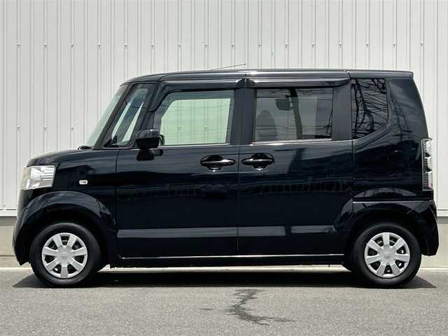 ホンダ Ｎ ＢＯＸ G Lパッケージ 群馬県 2012(平24)年 10.7万km クリスタルブラックパール ワンオーナー/社外SDナビ(Kenwood　MDV-535DT)/片側パワースライドドア/CD・DVD再生/スマート/純正フロアマット/盗難防止/ドアバイザー/プッシュスタート/ワンセグTV