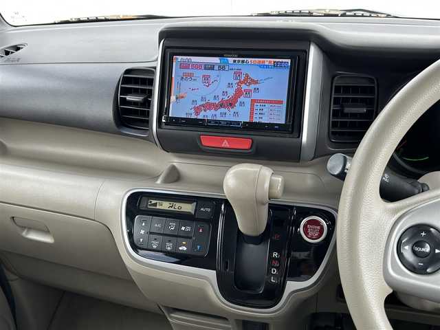 ホンダ Ｎ ＢＯＸ G Lパッケージ 群馬県 2012(平24)年 10.7万km クリスタルブラックパール ワンオーナー/社外SDナビ(Kenwood　MDV-535DT)/片側パワースライドドア/CD・DVD再生/スマート/純正フロアマット/盗難防止/ドアバイザー/プッシュスタート/ワンセグTV