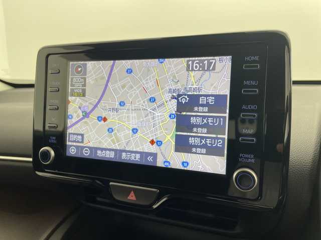 トヨタ ヤリスクロス Z 群馬県 2022(令4)年 1.8万km ブラックマイカ 純正８型ナビ　全周囲カメラ　シートヒーター　ステアリングヒーター　パワーシート　衝突被害軽減ブレーキ　レーンアシスト　ＢＳＭ　ビルトインＥＴＣ２．０　前後ドラレコ　ハーフレザー　スマートキー　禁煙車