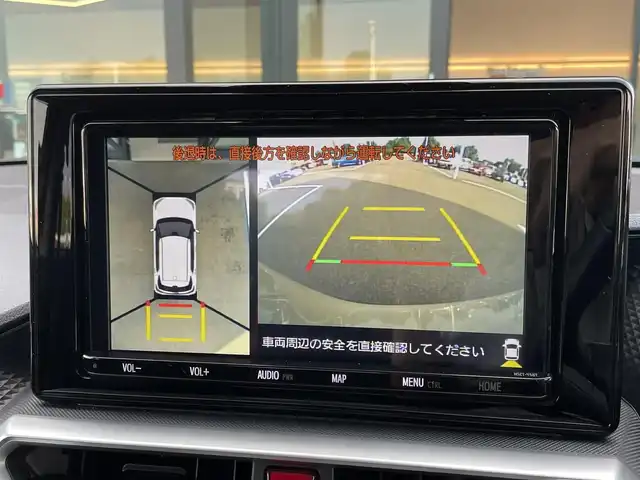 トヨタ ライズ Z 大阪府 2019(令1)年 0.4万km ナチュラルベージュマイカM スマートアシスト/・衝突警報機能/・衝突回避支援ブレーキ機能/・ブレーキ制御付き誤発進抑制機能/・車線逸脱警報機能/・車線逸脱抑制制御機能/・ふらつき警報/・路側逸脱警報/・アダプティブクルーズコントロール/・レーンキープコントロール/・オートハイビーム/・アダプティブドライビングビーム/・標識認識機能/純正9インチSDナビ/・フルセグTV/・CD/DVD/BT/・SD/FM.AM/パノラミックビューモニター/ビルトインETC/ドライブレコーダー/D/N席シートヒーター/パーキングセンサー/アイドリングストップ/革巻きステアリング/ステアリングスイッチ/スマートキー/プッシュスタート/LEDヘッドライト/F/Rフォグラング/オートライト/純正17インチAW/純正フロアマット/純正ドアバイザー/横滑り防止システム/電動格納ウィンカーミラー