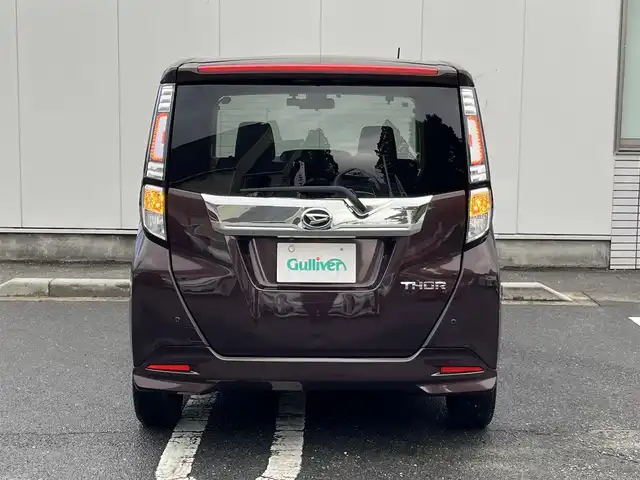 ダイハツ トール カスタムG ターボ SAⅡ 三重県 2017(平29)年 7.3万km プラムブラウンクリスタルマイカ パノラマモニター/ドライブレコーダー（前）/アルパイン9インチナビ（Bluetooth/地デジTV/DVD/CD/SD/AM/FM）/スマートアシスト2（衝突回避支援ブレーキ/対車両・歩行者衝突警報/車線逸脱警報/誤発進抑制制御/先行車発進お知らせ）/コンフォートパック（前席シートヒーター/シートバックテーブル）/パワースライドドア（運転席側/助手席側）/LEDヘッドランプ/オートライト/LEDフロントフォグランプ/イルミネーションランプ/ステアリングスイッチ（カラーマルチインフォメーションディスプレイ/スポーツモード/オーディオ）/撥水機能付ブラックファブリックシート/シートリフター（運転席）/シートアンダートレイ（助手席）/シートバックポケット（助手席）/スペアキー