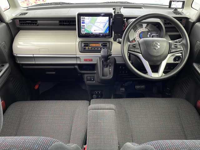 スズキ スペーシア HYBRID X 大阪府 2020(令2)年 4万km オフブルーM 純正SDナビ/【BT/フルセグTV/ipod/USB/DVD]/全方位カメラ/ETC/ドライブレコーダー前後/ヘッドアップディスプレイ/両側パワースライドドア/デュアルカメラブレーキサポート/クルーズコントロール追従/レーンキープアシスト/コーナーセンサー後ろ/オートライト/シートバックテーブル/サンシェード/シートヒーターD席/LEDライト/スペアキー