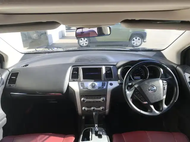 日産 ムラーノ 350XV FOUR モードロッソ 富山県 2013(平25)年 7.8万km スーパーブラック 4WD/サンルーフ/BOSEサウンド/純正ナビ/フルセグTV/バックカメラ/クルーズコントロール/赤革シート/パワーシート/シートヒーター/プッシュスタート/スマートキー/HIDヘッドライト/オートライト/ETC